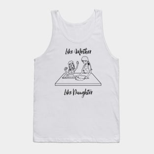 Cookie baking - Mama and daughter Tank Top